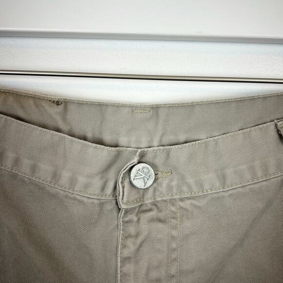 Vintage Calvin Klein CK Grey/Beige Shorts Size 11 - Picture 2 of 5